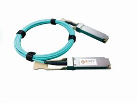 100GBASE-AOC QSFP28 to QSFP28 Active Optical Cable Assembly 100m DOM OM4 MMF NVIDIA Mellanox Compatible TAA Compliant
