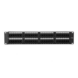C5EPP-48PD-ENC 48 Port Cat5E Patch Panel 1RU Rack Mount