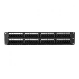C5EPP-48PD-ENC 48 Port Cat5E Patch Panel 1RU Rack Mount