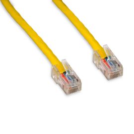 C6-YL-NB-75-ENC Cat6 Yellow 75 Foot Non-Booted (No Boot) (UTP) High-Quality Network Patch Cable