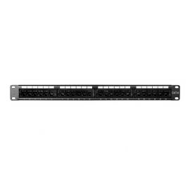 C6PP-24PD-ENC 24 Port Cat6 Patch Panel 1RU Rack Mount