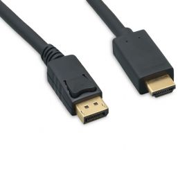 DPM-HDMIM-10F DisplayPort™ Male to HDMI Male Active Cable 10FT 28 AWG Black