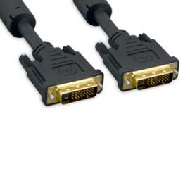 DVIDM2-DL-5M DVI Digital Male to DVI Digital Male Dual Link Cable Black 5 Meter