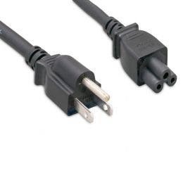 N515P-C5-10F-ENC NEMA 5-15P to C5 3-Prong Laptop Power Cord 18 AWG Black 10FT