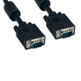 SVGAM2-100F S-VGA HD 15 Male to S-VGA HD 15 Male/w Ferrite Core 100FT Black Cable