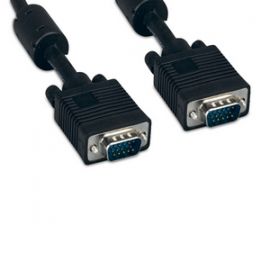 SVGAM2-10F S-VGA HD 15 Male to S-VGA HD 15 Male/w Ferrite Core 10FT Black Cable