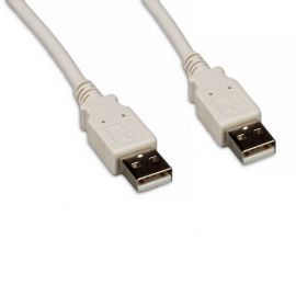 USB2.0MA2-WH-10F USB 2.0 A Male to A Male 10FT White Cable