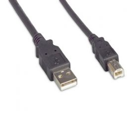 USB2.0MAMB-15F USB 2.0 A Male to B Male 15FT Black Cable