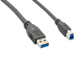 USB3.0MAMB-10F USB 3.0 A Male to B Male 10FT Black Cable