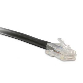 C5E-BK-NB-6IN-ENC Cat5e Black 6 inch Non-Booted (No Boot) (UTP) High-Quality Network Patch Cable