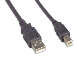 USB 2.0 A Male to B Male 50FT Black Cable